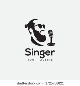awesome modern singer or choir logo template