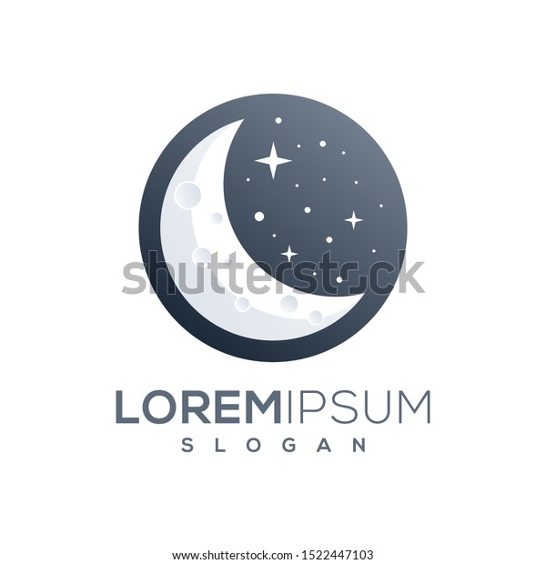 awesome moon logo design
ready to use