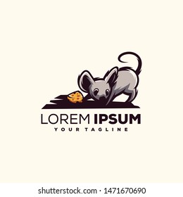 awesome mouse chess logo design