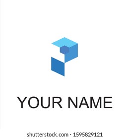 Awesome Mozaic letter P Logo for your company