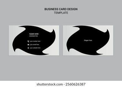 awesome new clean creative corporate business card name card and visiting card design template.