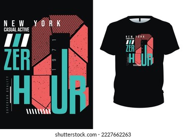 Awesome number, typography, t shrit design, concept, urban style, eye-catchy and trendy.