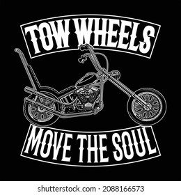 Awesome Old motorcycle t-shirt design vector.