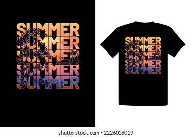 Awesome outdoor summer beach t-shirt design