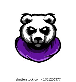 AWESOME PANDA MASCOT VECTOR PREMIUM