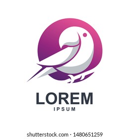 Awesome Parrot Bird  Logo Design