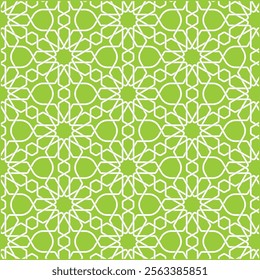 Awesome pattern design on green background