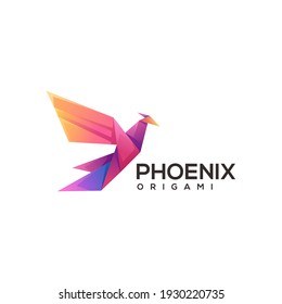 Awesome phoenix logo Colorful Vector Design