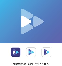 Awesome play logo design vector vector