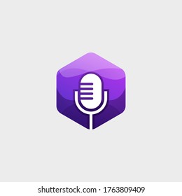 resumen del impresionante logotipo de podcast