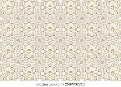 Awesome Premium Golden Star Pattern, Floral Design, Beautiful Texture Background