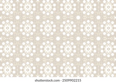 Impresionante patrón de estrella de oro de Premium, diseño floral, hermoso fondo de textura