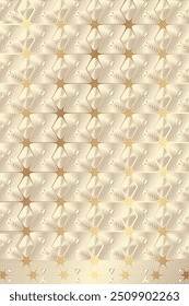 Impresionante patrón de estrella de oro de Premium, diseño floral, hermoso fondo de textura