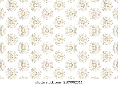 Padrão de estrela dourada premium impressionante, design floral, fundo de textura bonita