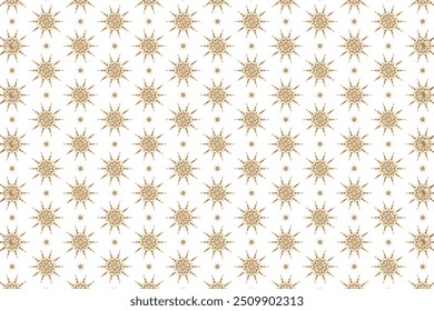 Awesome Premium Golden Star Pattern, Floral Design, Beautiful Texture Background