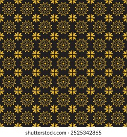 Awesome Premium Golden Star Pattern Floral Design Beautiful Texture Background