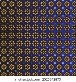 Awesome Premium Golden Star Pattern Floral Design Beautiful Texture Background