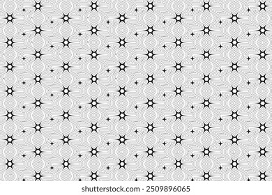 Impresionante patrón de estrella de Premium, diseño floral, hermoso fondo de textura