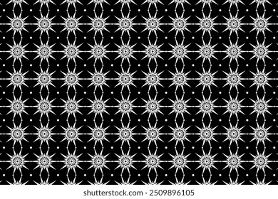 Awesome Premium Star Pattern, Floral Design, Beautiful Texture Background