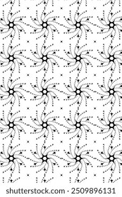 Awesome Premium Star Pattern, Floral Design, Beautiful Texture Background