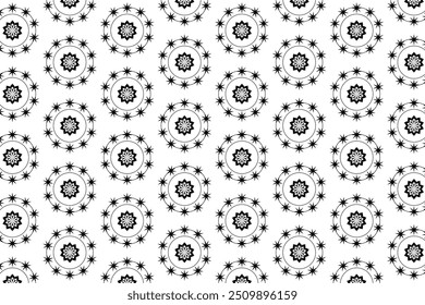 Incrível Padrão de Estrela Premium, Design Floral, Fundo de textura bonita