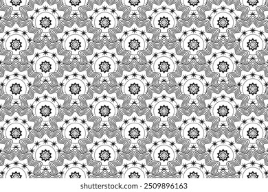 Awesome Premium Star Pattern, Floral Design, Beautiful Texture Background