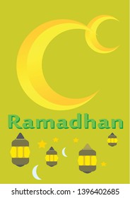 Awesome ramadhn kareem design, vector.