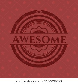 Awesome red emblem. Retro