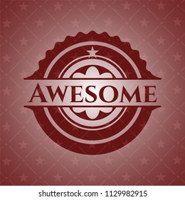 Awesome red emblem. Vintage.