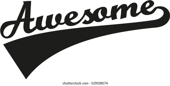 Awesome retro font