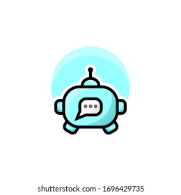 impresionante logotipo de logotipo robot