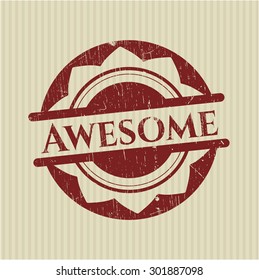 Awesome rubber grunge seal