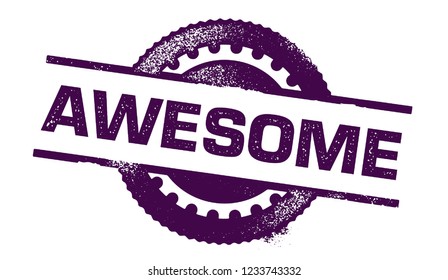 Awesome Rubber Stamp
