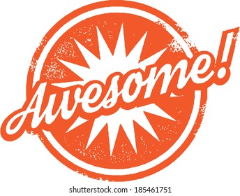 Awesome Rubber Stamp