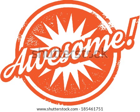 Awesome Rubber Stamp