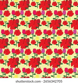 Awesome seamless geometric floral pattern Victor