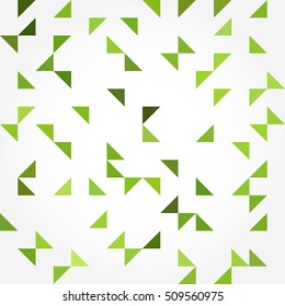 Awesome seamless pattern with colorful triangles on a white background