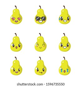 Awesome Set Lemon Character Mascot for your company