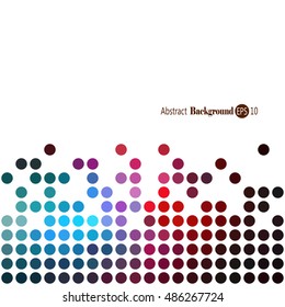 Awesome shape background with circles