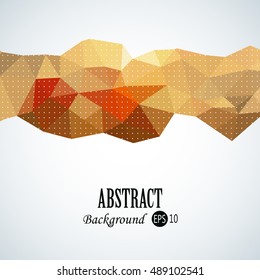 Awesome shape geometric background with 3d effect