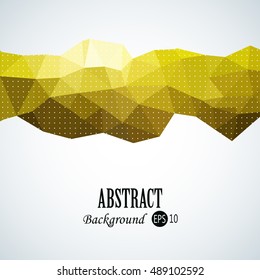 Awesome shape geometric background with 3d effect
