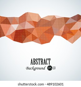 Awesome shape geometric background with 3d effect