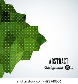 Awesome shape geometric traingles background with 3d effect
