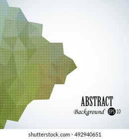 Awesome shape geometric traingles background with 3d effect