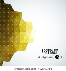 Awesome shape geometric traingles background with 3d effect