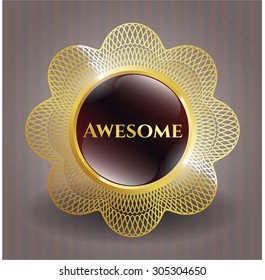 Awesome shiny badge