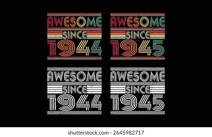 Awesome since 1944 to 1945 ,Vintage T shirt bundles .80 year old Vintage. 
