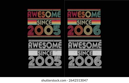 Awesome since 2005 to 2006,Vintage T shirt bundles .21 year old Vintage.