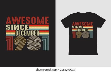 Impresionante desde el diseño de la camiseta en diciembre de 1981.