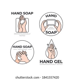 awesome soap logo design template